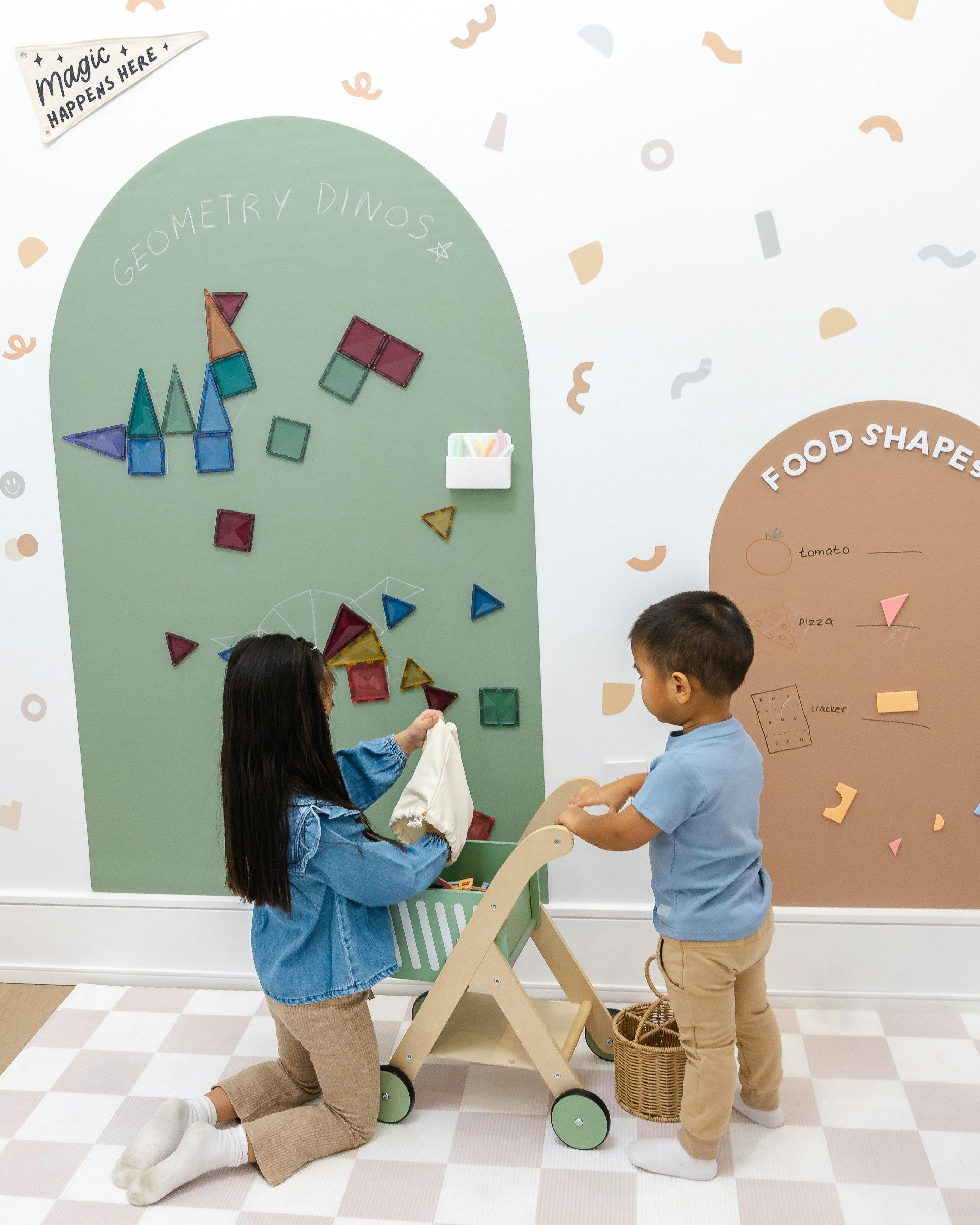 JUMBO Magic Playwall - Arch Magnetic Wall Decal for Kids