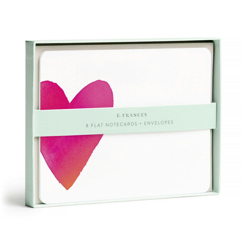 Big Heart Flat Note Set