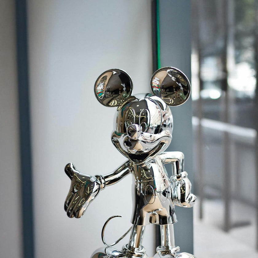 Mickey Mouse WELCOME Silver 12in