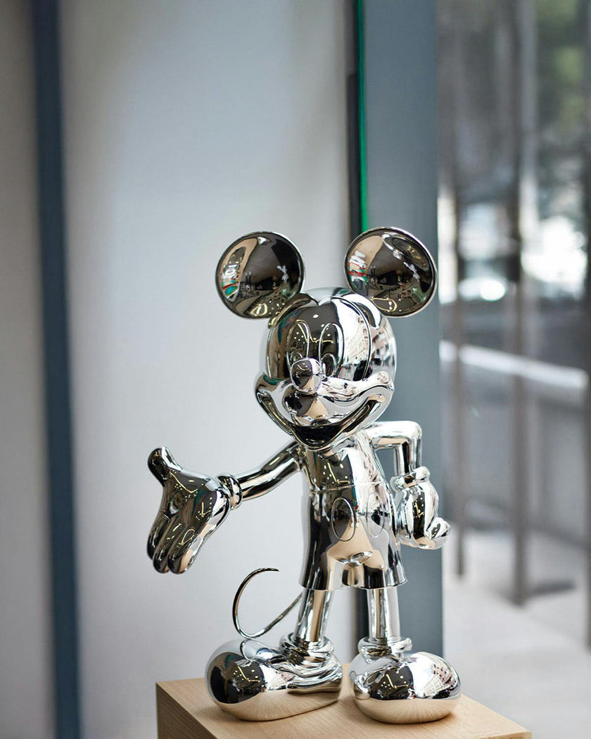 Mickey Mouse WELCOME Silver 12in