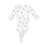 Explorer Puppy Blue - Knotted Gown and Beanie Hat