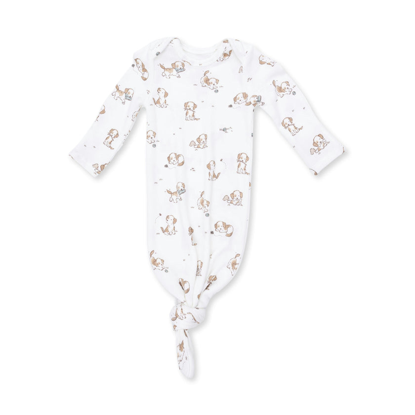 Explorer Puppy Blue - Knotted Gown and Beanie Hat