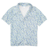 Birth Flowers Women’s Button Front Polo Short Pajama Set
