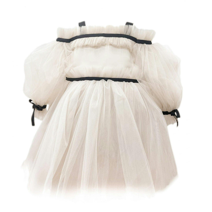 Coco-Caramel Tulle Dress