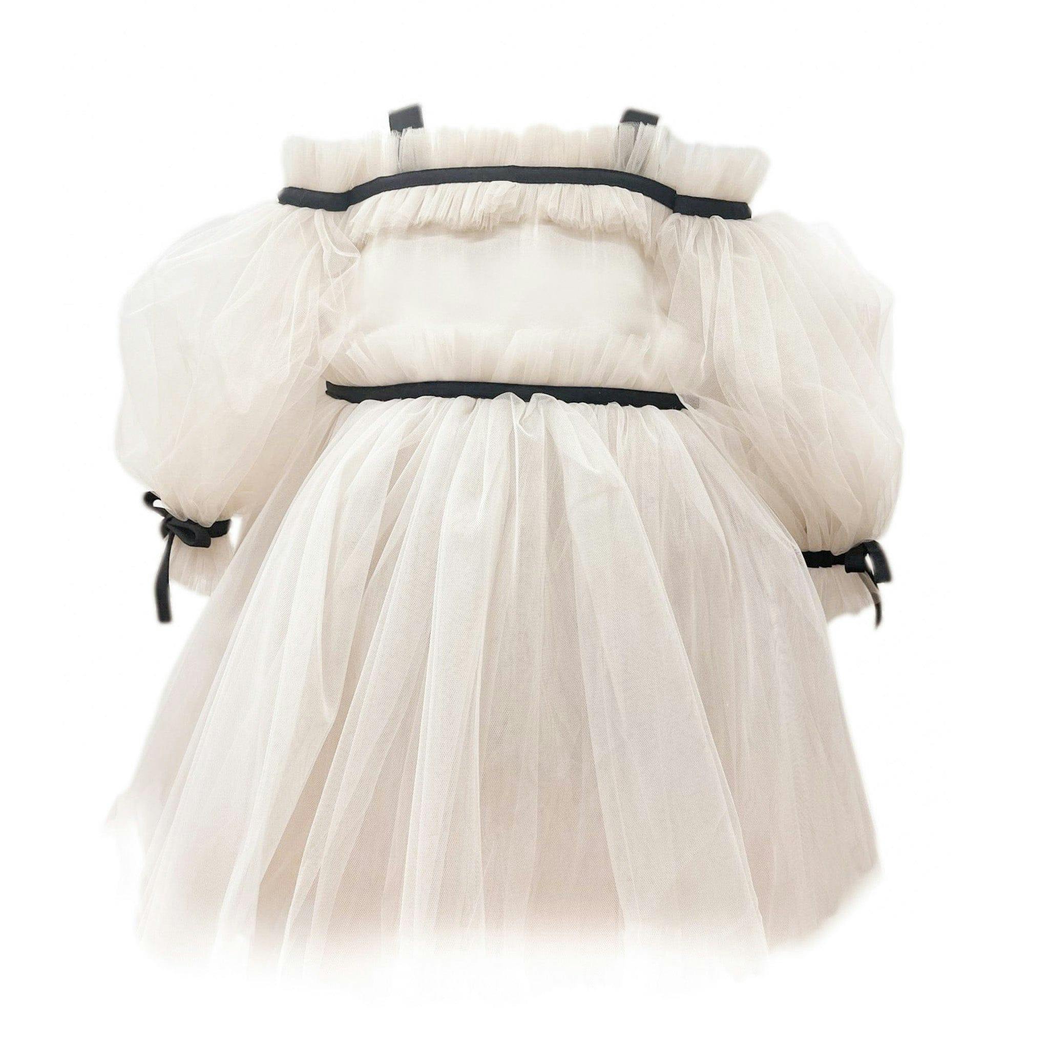 Coco-Caramel Tulle Dress
