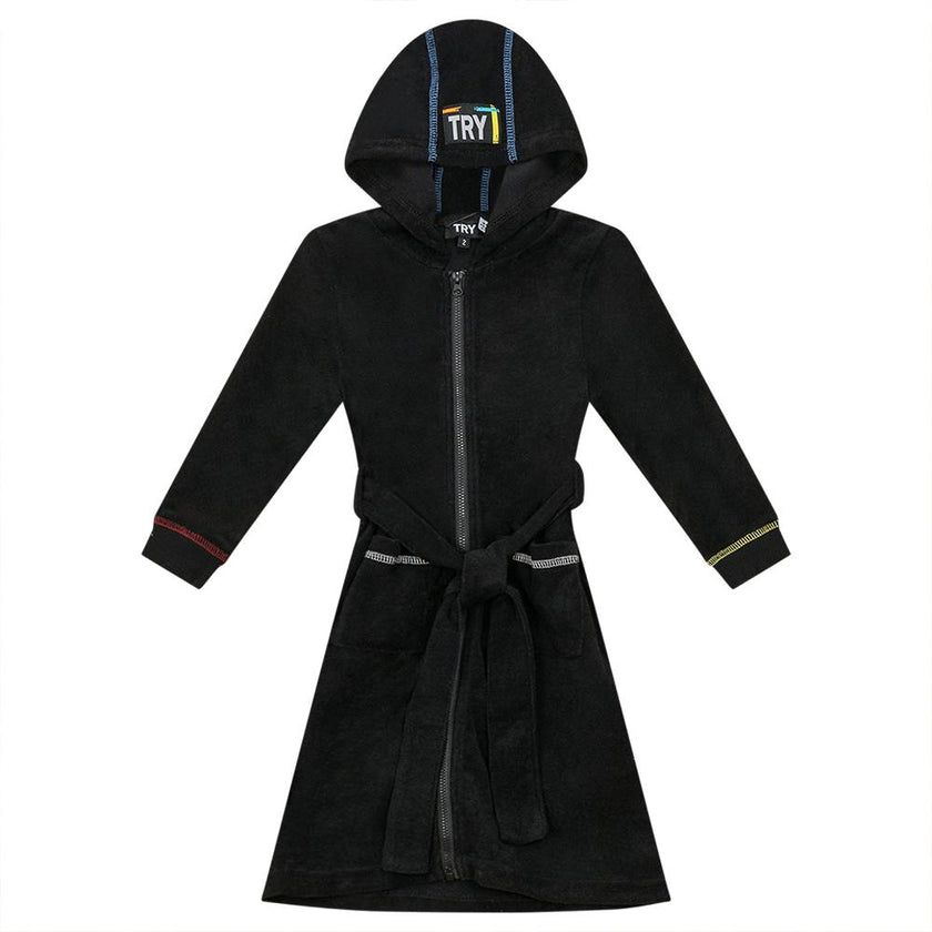 Multi Color Stitched Terry Robe