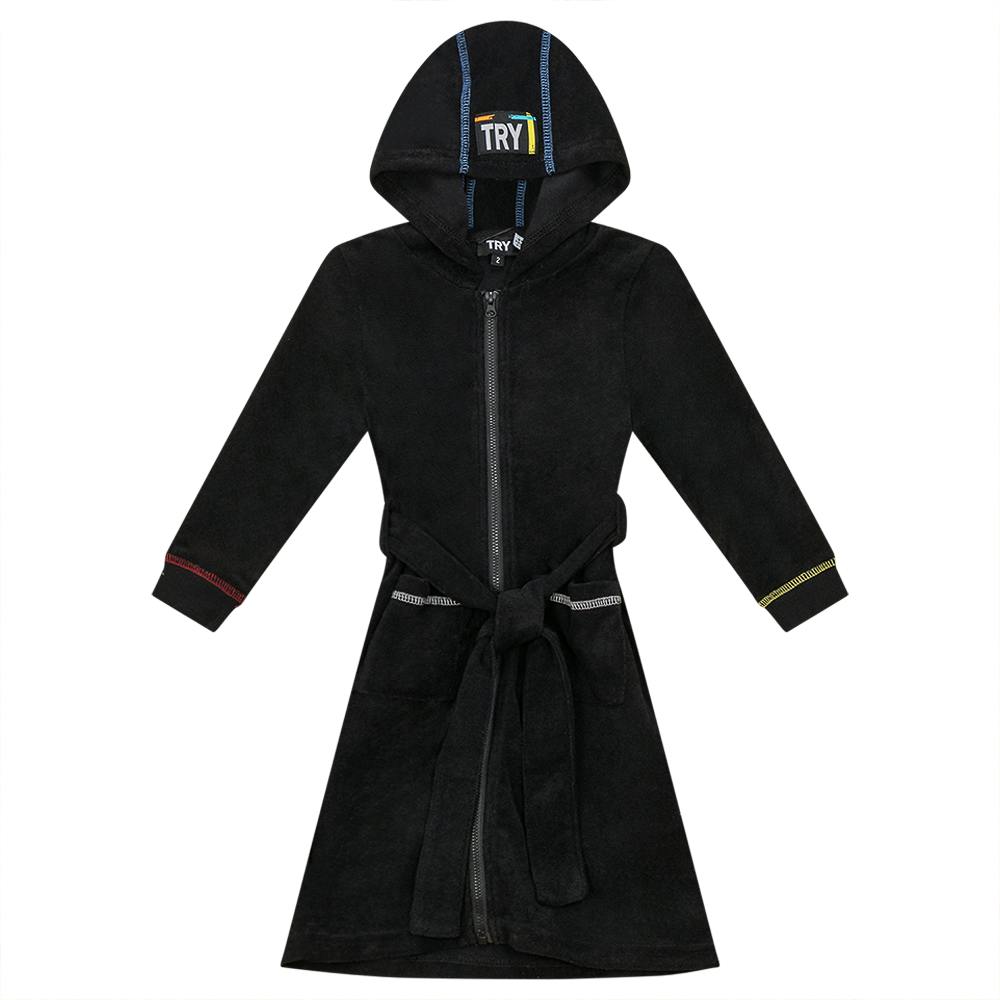 Multi Color Stitched Terry Robe