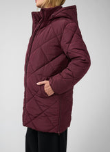 Grow with You Longline Maternity Puffer Jacket