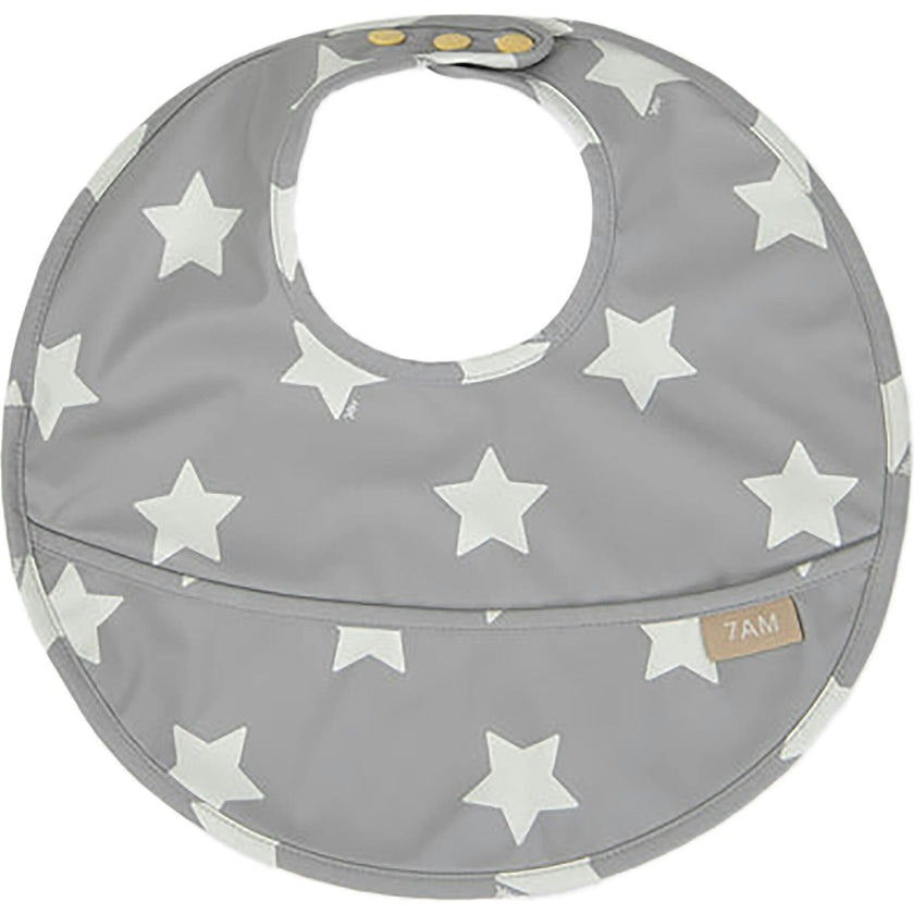 Stars Print Waterproof Pocket Bib