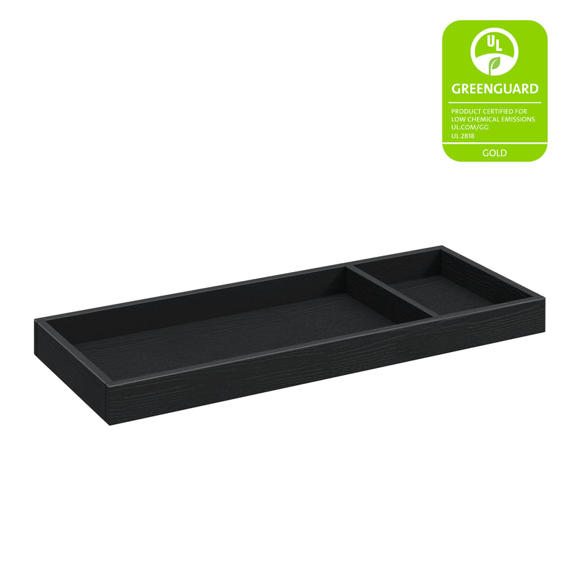 Universal Wide Removable Changing Tray in Archival Black