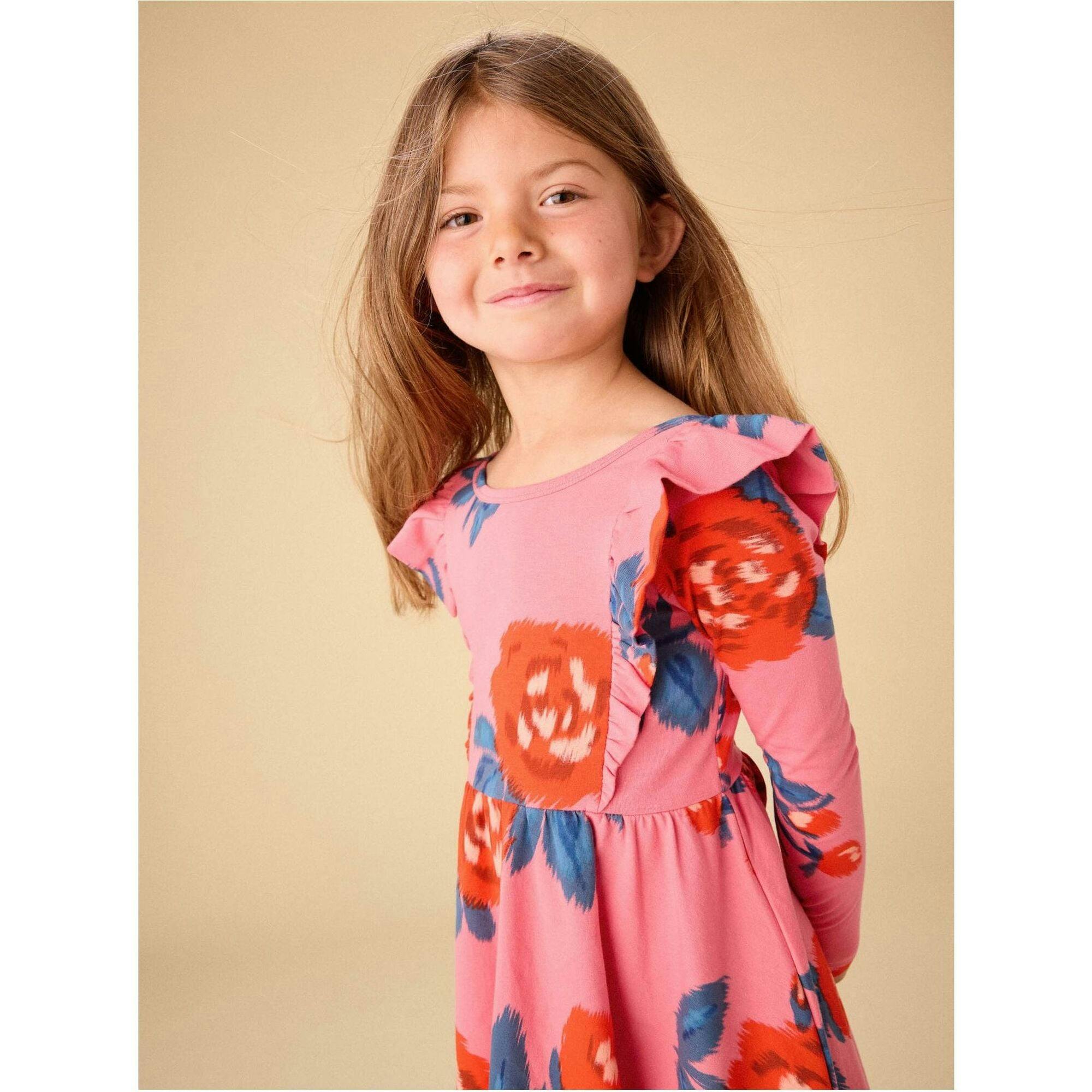 Ruffle Shoulder Ballet Dress