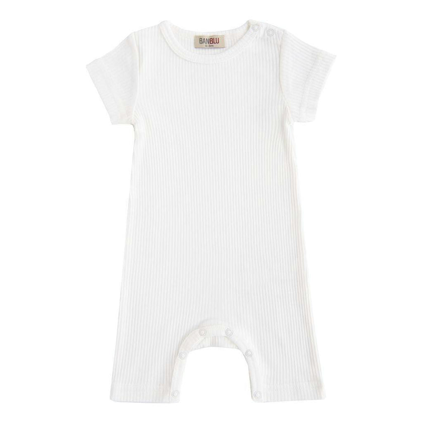 White Modal Romper