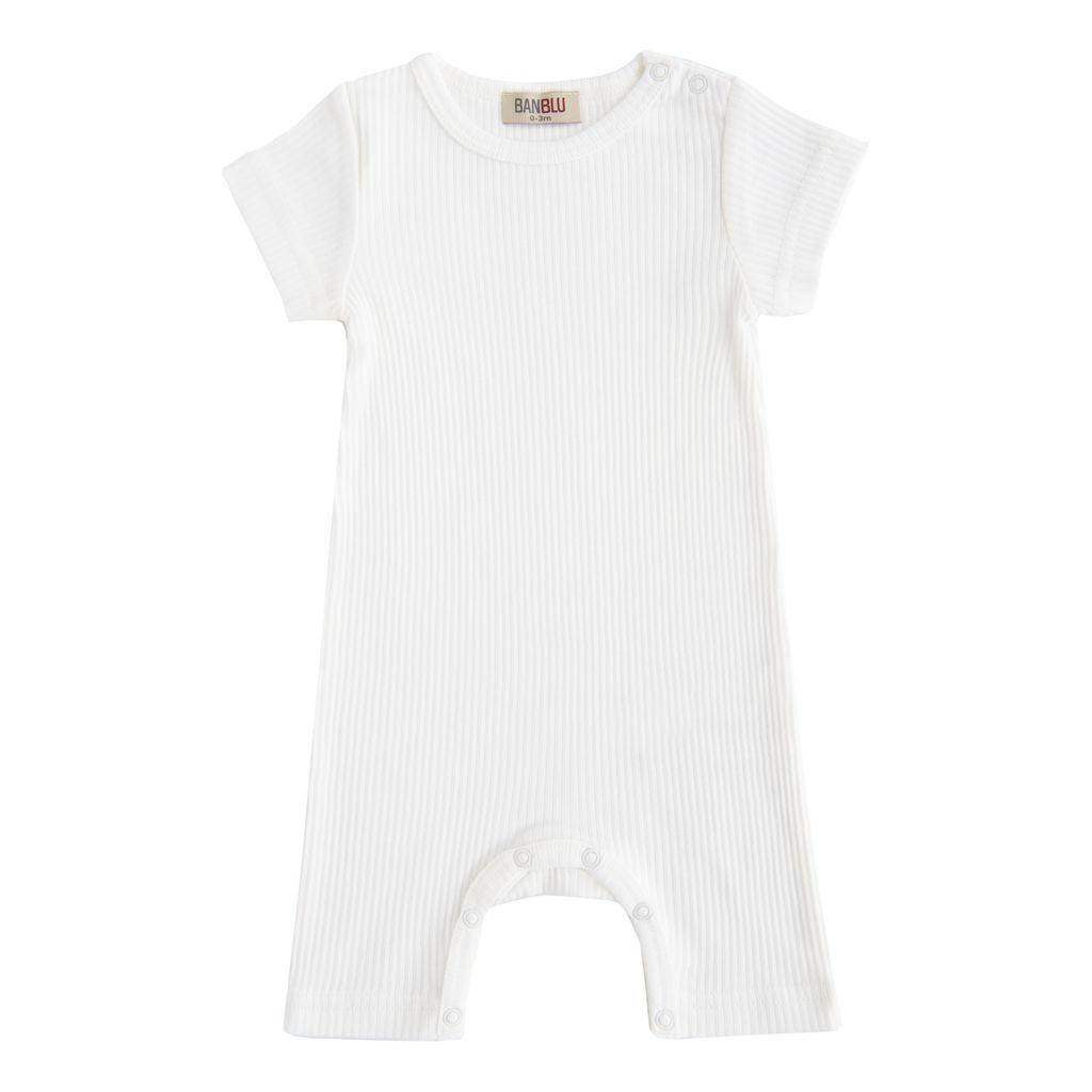 White Modal Romper