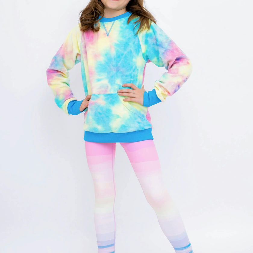 Minky Crewneck Sweatshirt - Tie Dye