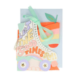 Roller Skates Concertina Card