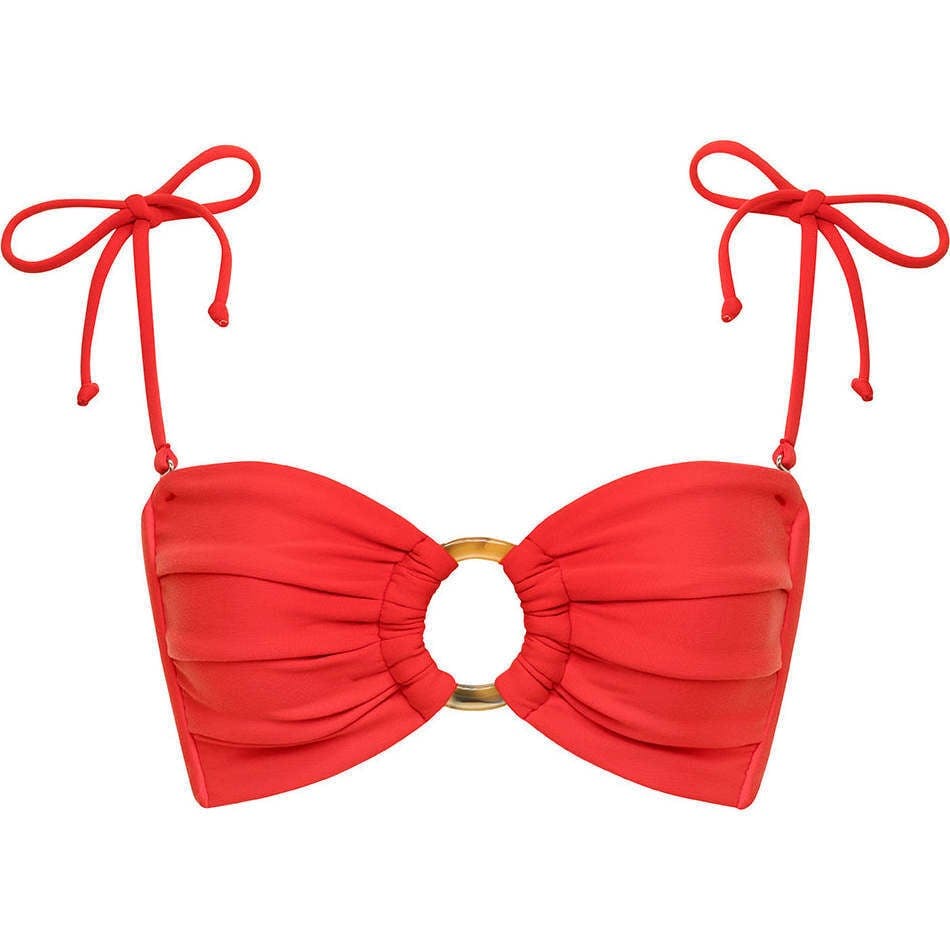 Tori Ties Bandeau Bikini Top