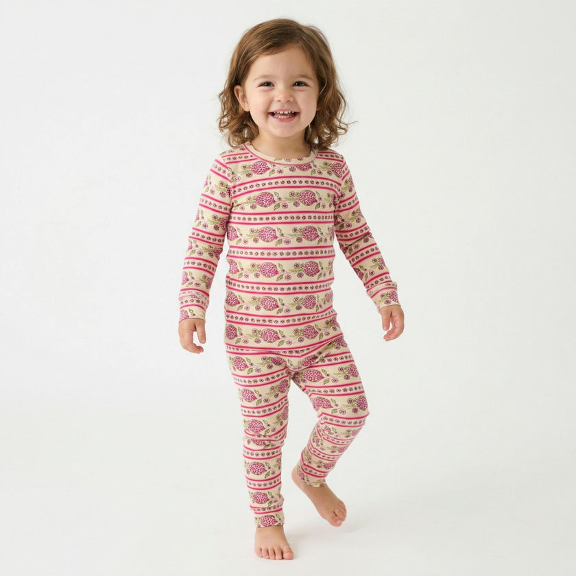 Pomegranate Soiree Bamboo Toddler Pajama