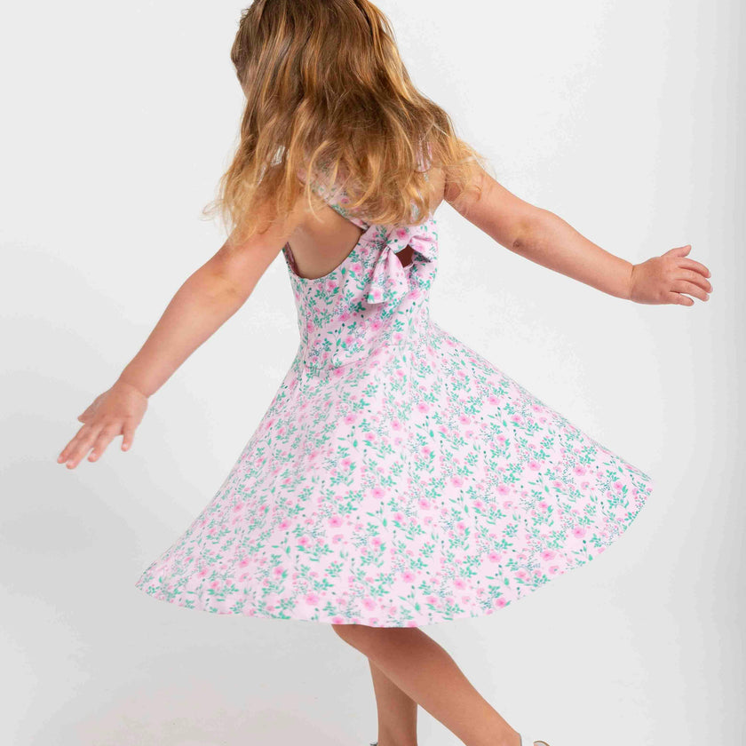 Floral Print Twirl Dress