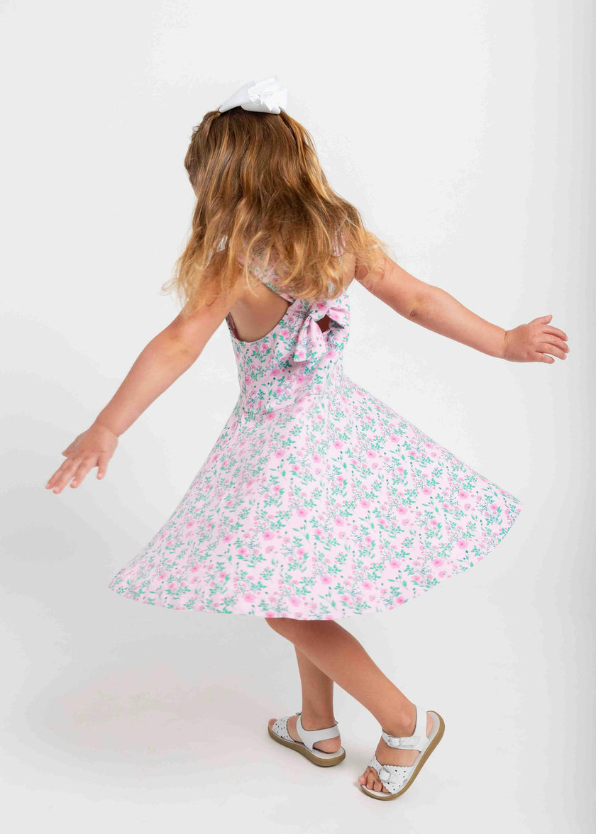 Floral Print Twirl Dress