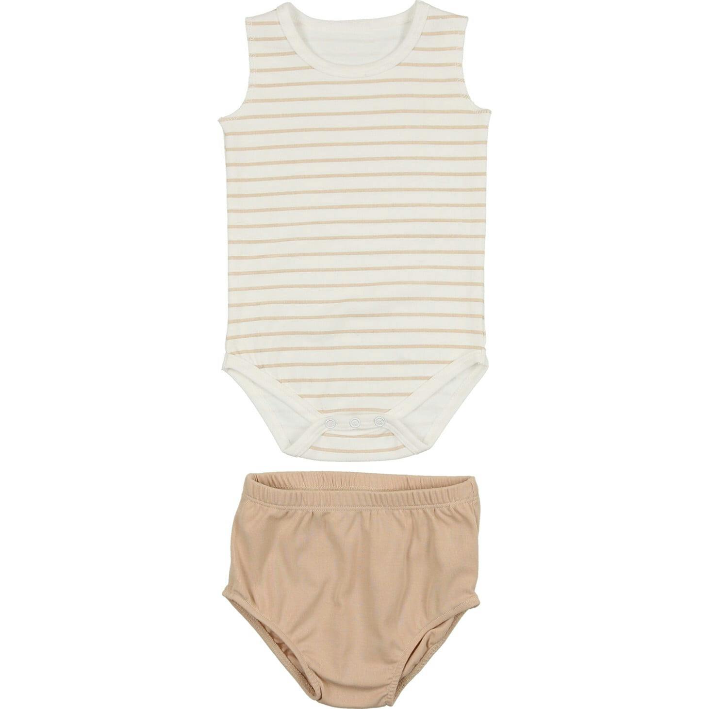 Boys Striped Top With Bloomer