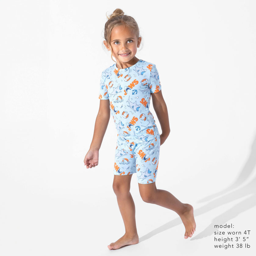 JAWS Bamboo Kids Pajama Short Set