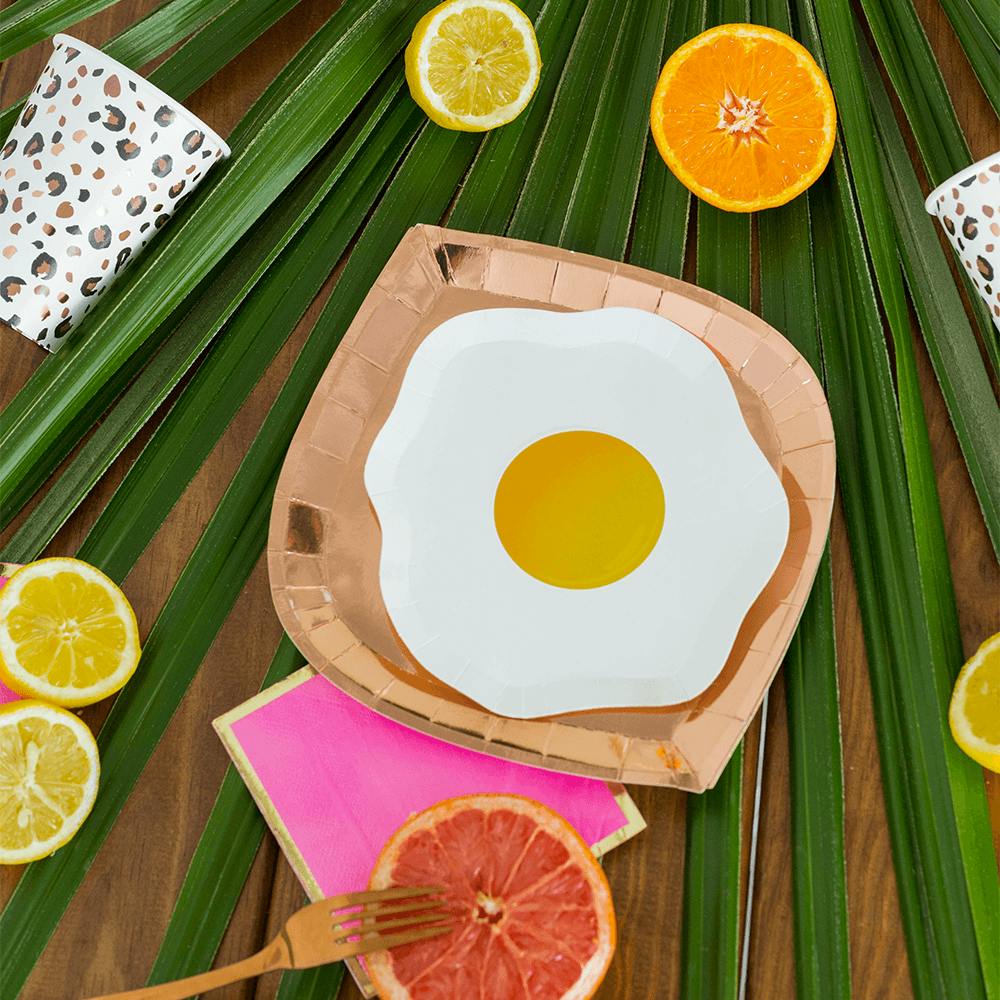 Sunny Side Up Egg Dinner Plates