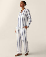 Women's Poplin Pajama Set in Parlor Stripe