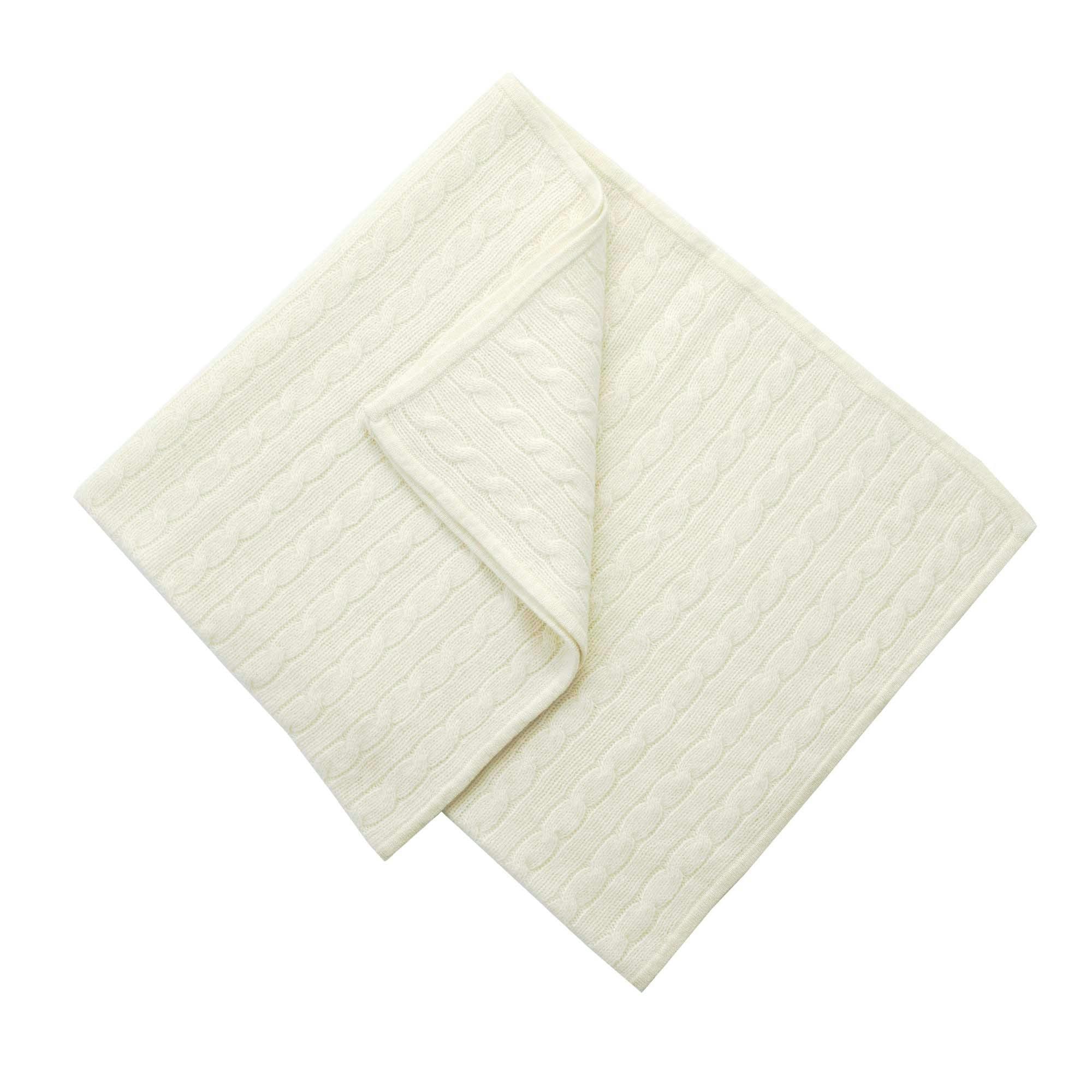 Cashmere Cable Blanket