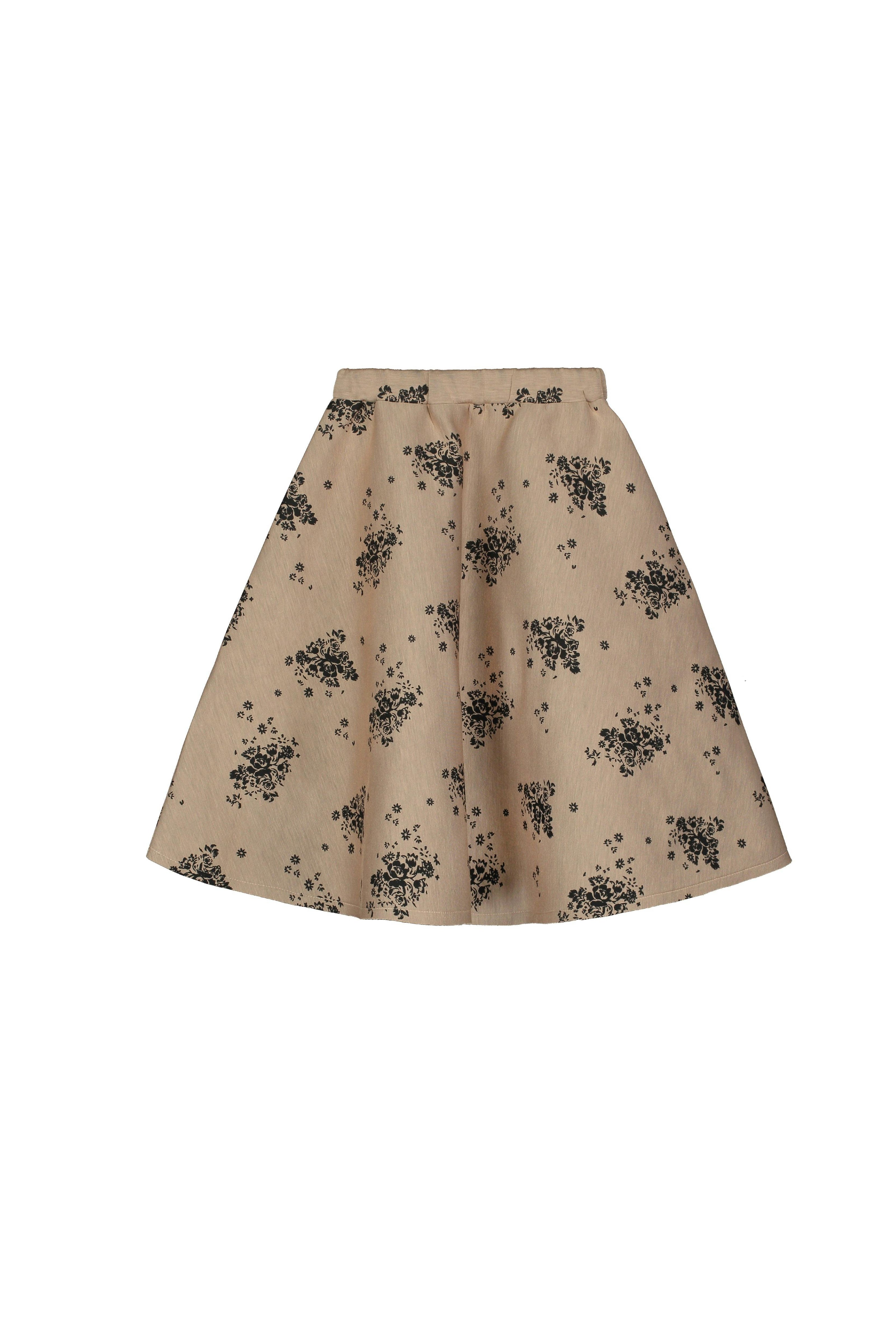 Rosa Skirt Camel & Black