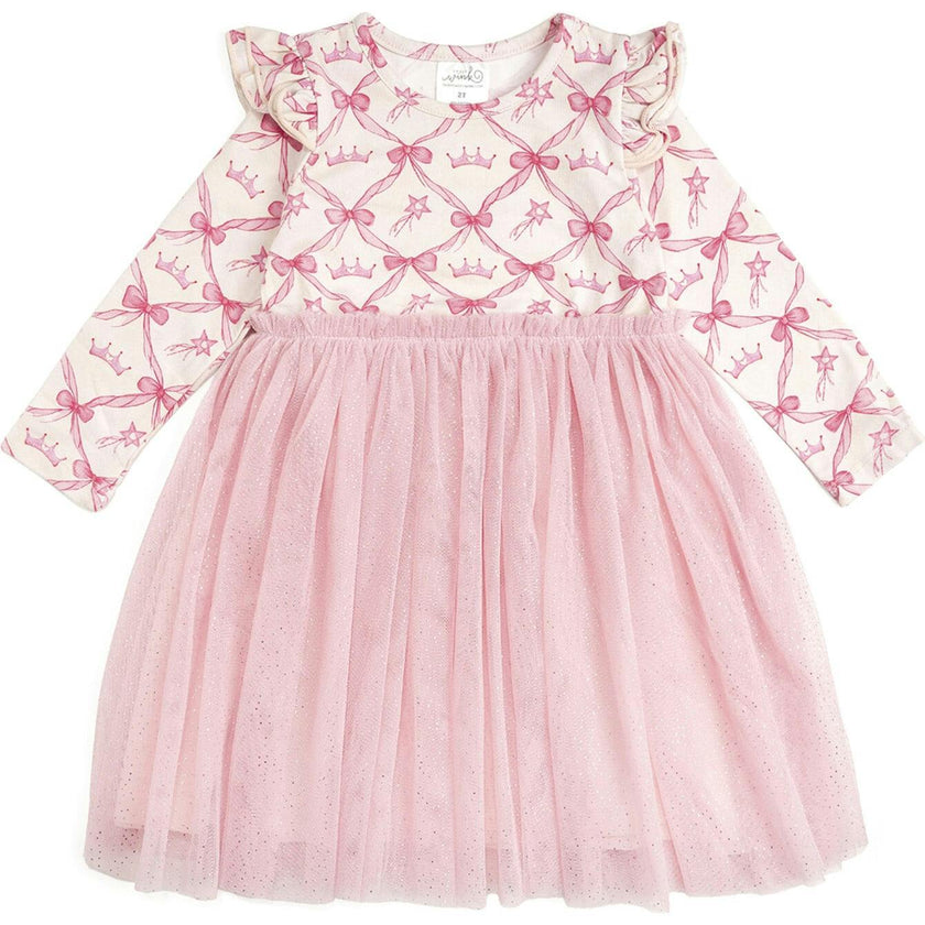 Princess Coquette Long Sleeve Tutu Dress