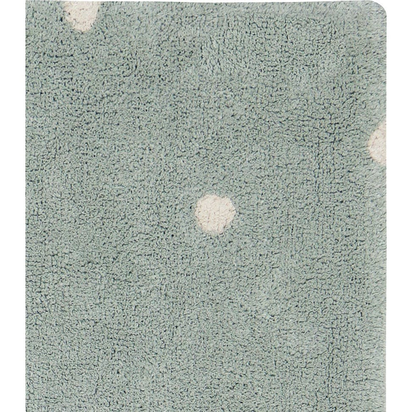 Rectangular Washable Mini Dot Rug