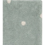 Rectangular Washable Mini Dot Rug
