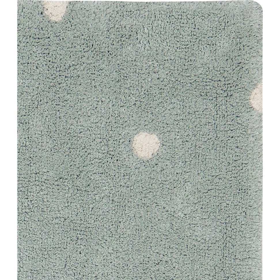 Rectangular Washable Mini Dot Rug
