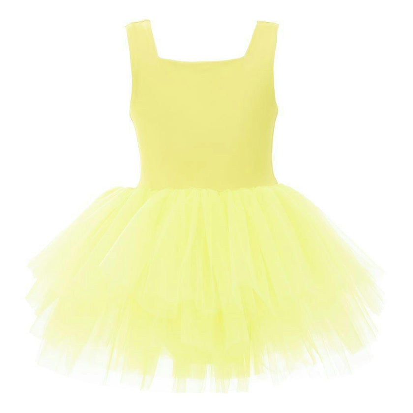 Mimi Tutu | Neon Tulle Tutu Dress | Yellow | 3-6m | Polyester/Lycra | Infant | Infant & Toddler Clothing | Kids