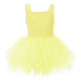 Neon Yellow Tulle Tutu Dress