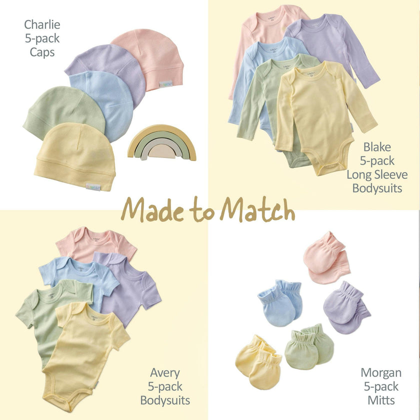 SAM 5-Pack Sleeveless Bodysuits