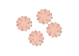 Provence Candy Cane Scallop Cocktail Napkins Set of 4