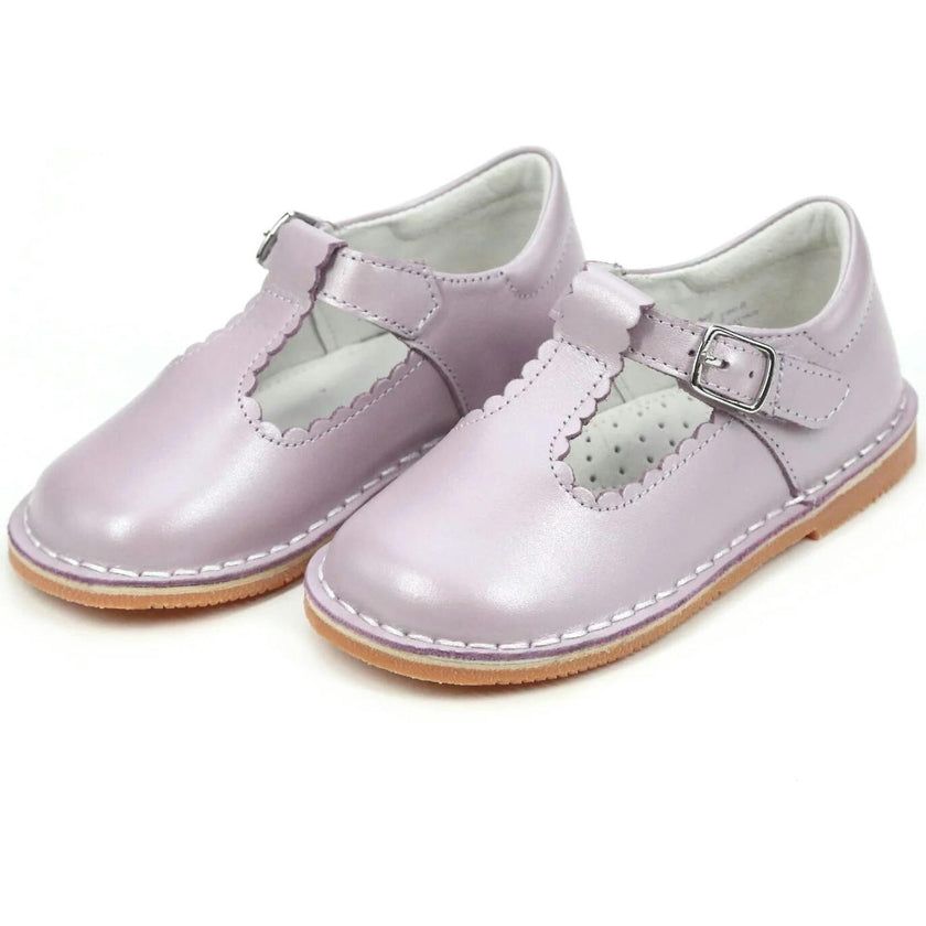 Selina Pastel Scalloped T-Strap Mary Jane