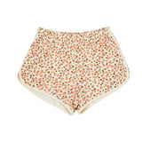 Retro Shorts | Organic Cotton Terry - Sunset Meadow