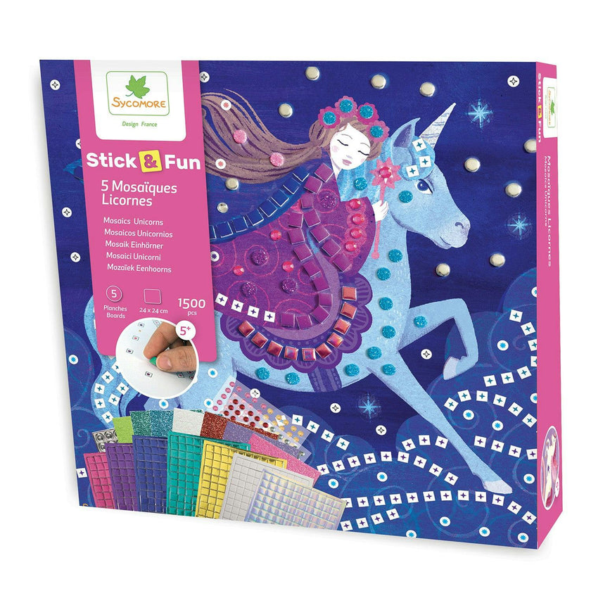 Stick'N Fun - Mosaics Unicorns - 5y+
