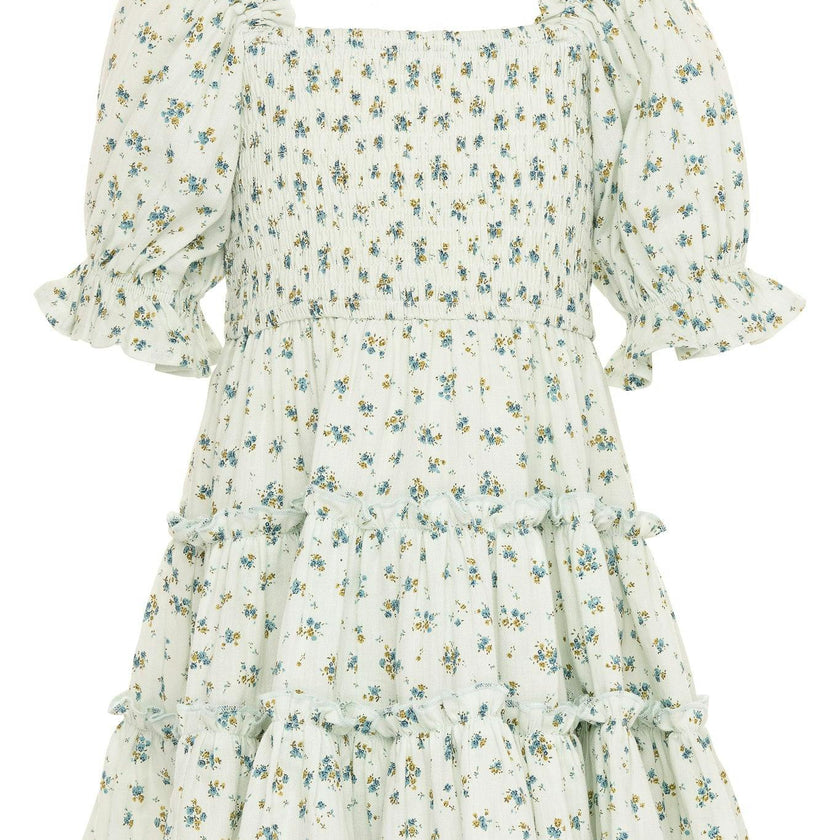 Mini Madeline Dress in Blue
