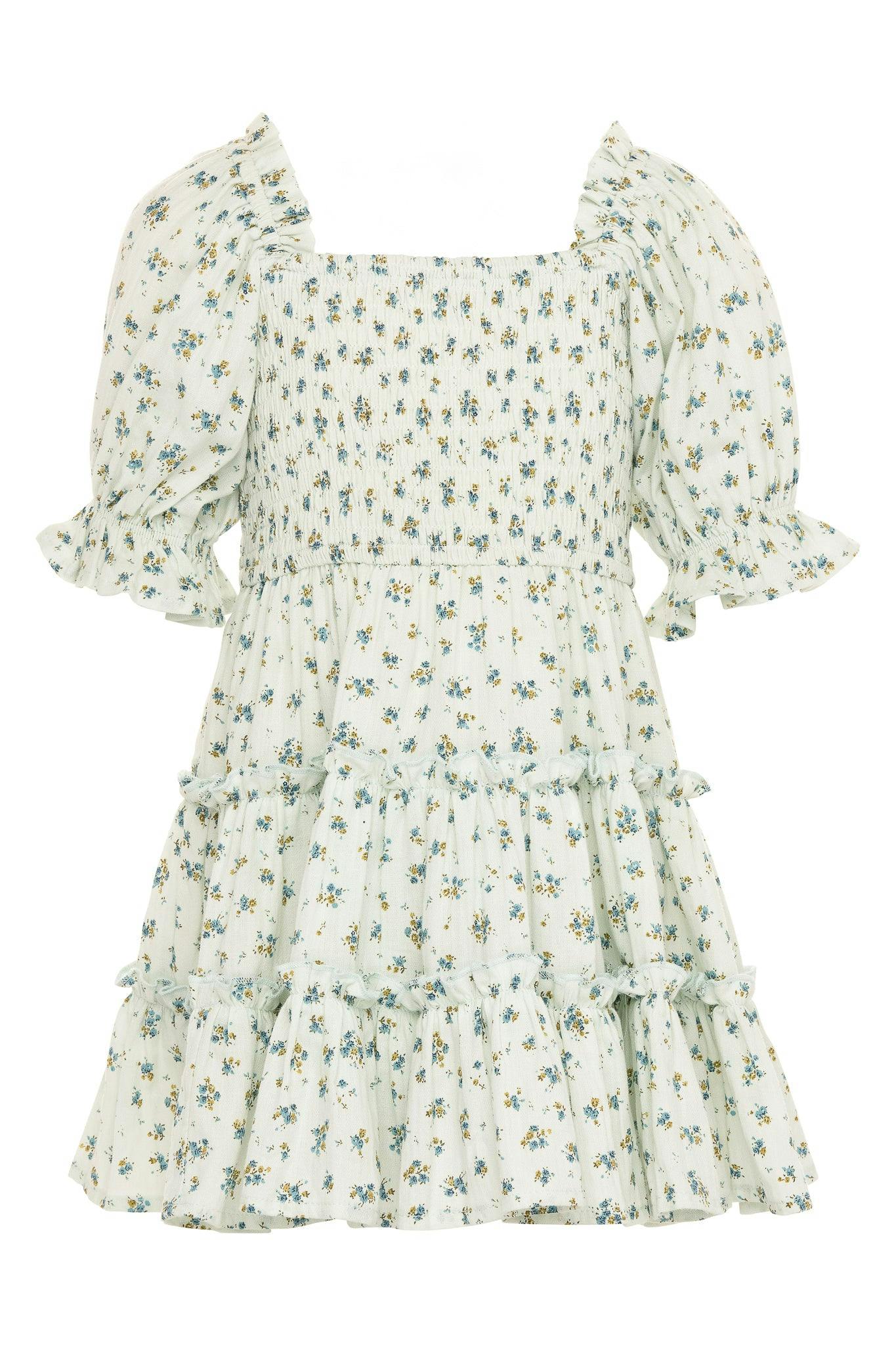 Mini Madeline Dress in Blue