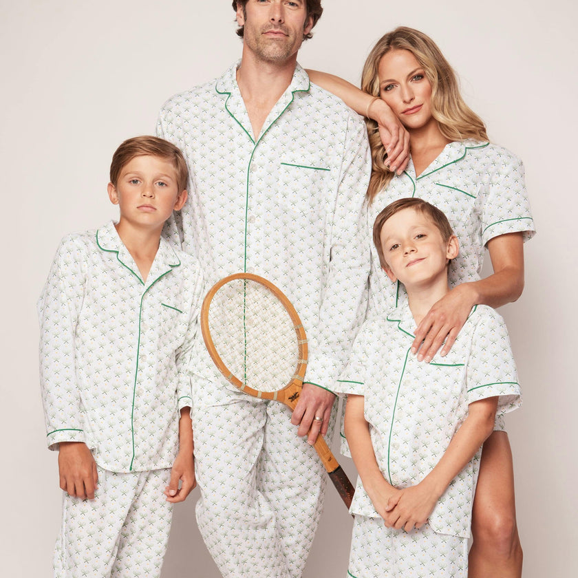 Men's Twill Pajama Set in Match Point
