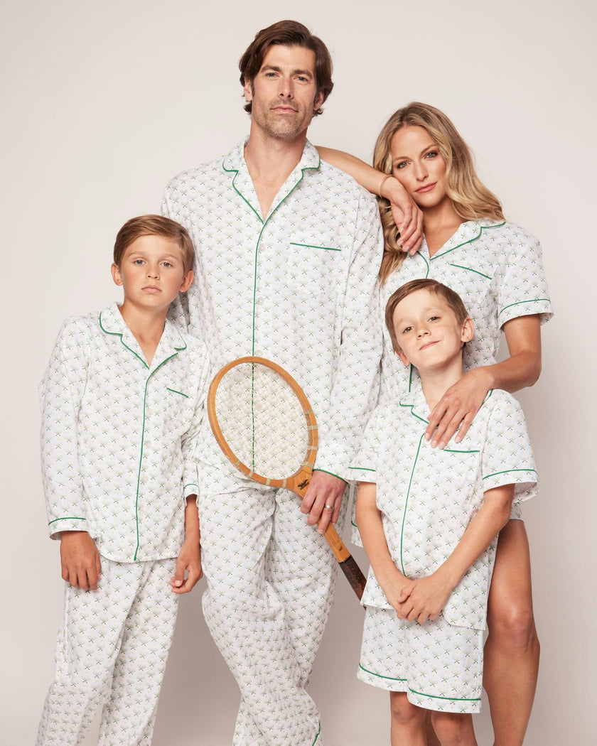 Men's Twill Pajama Set in Match Point