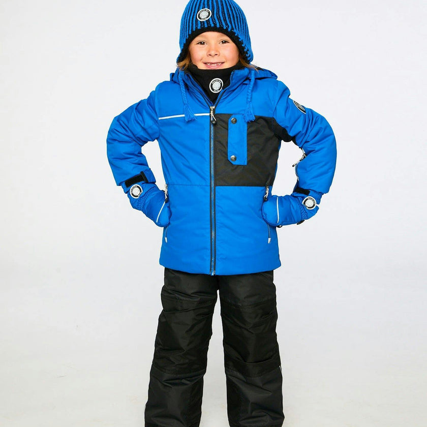 Two-Piece Play Snowsuit with Contrast Jacket