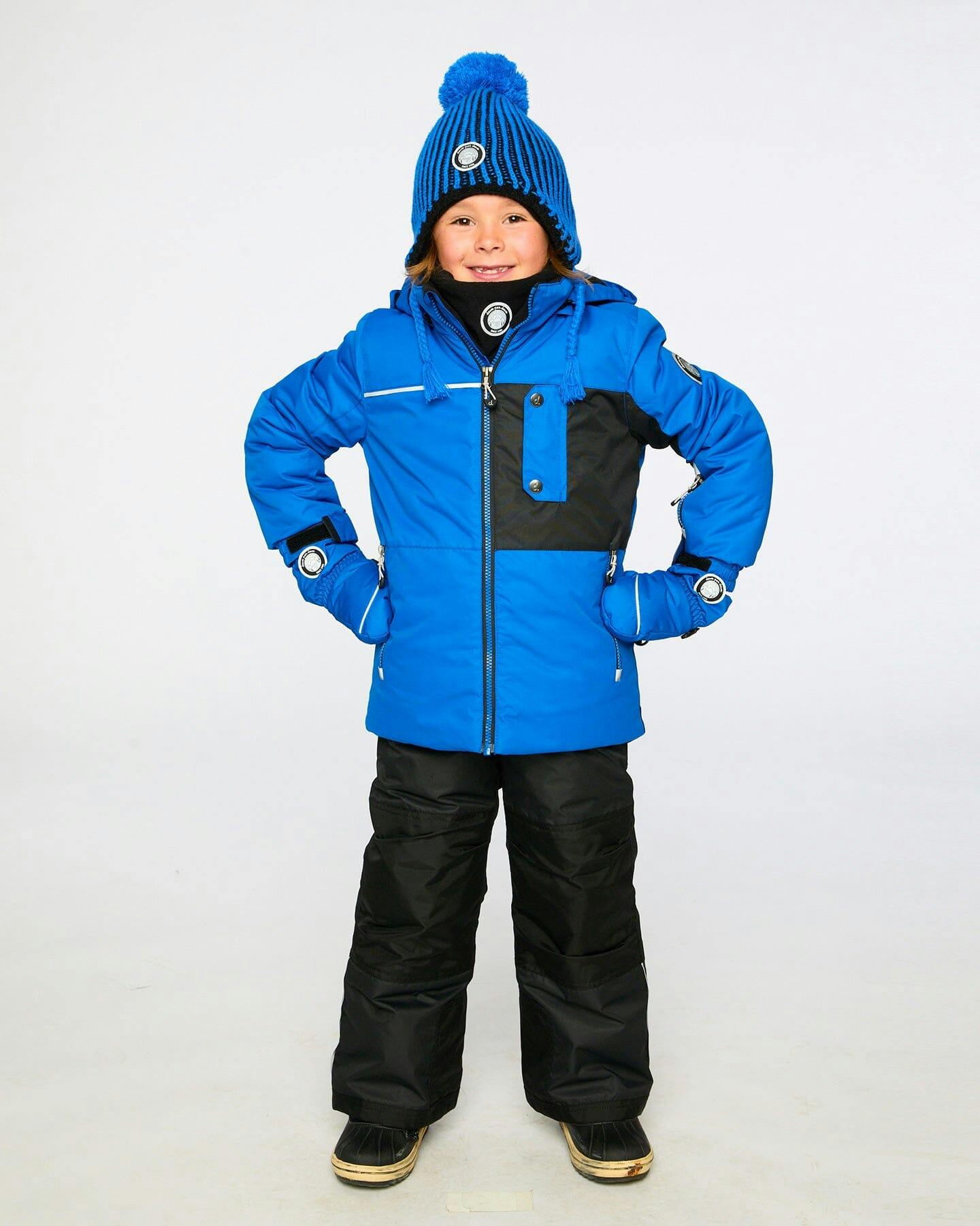Two-Piece Play Snowsuit with Contrast Jacket