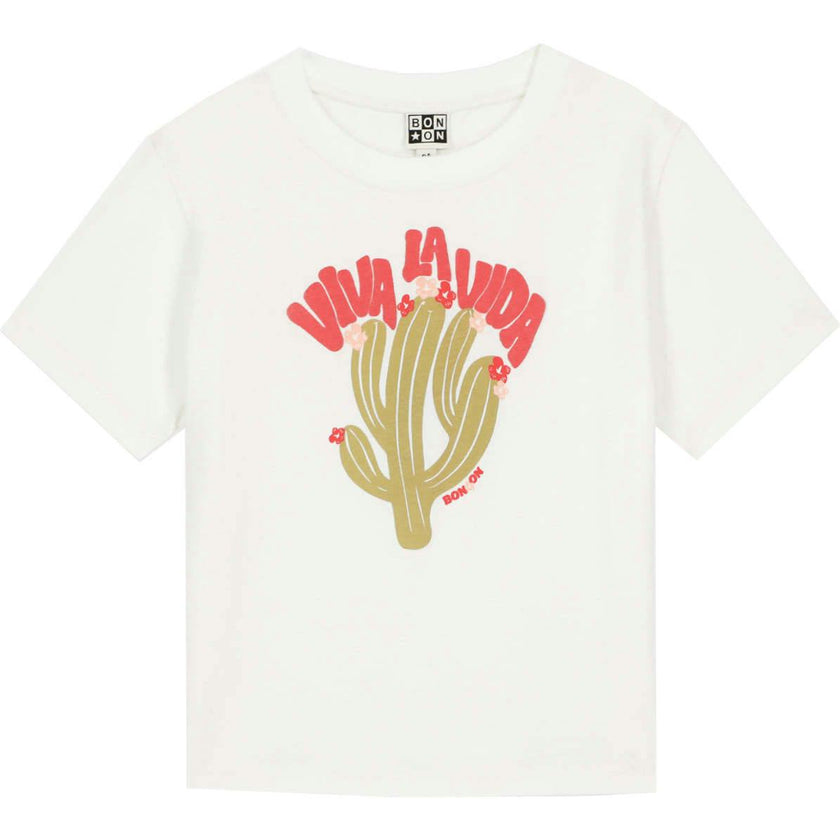 BONTON Tubo Viva T-Shirt - Ecru Bonton