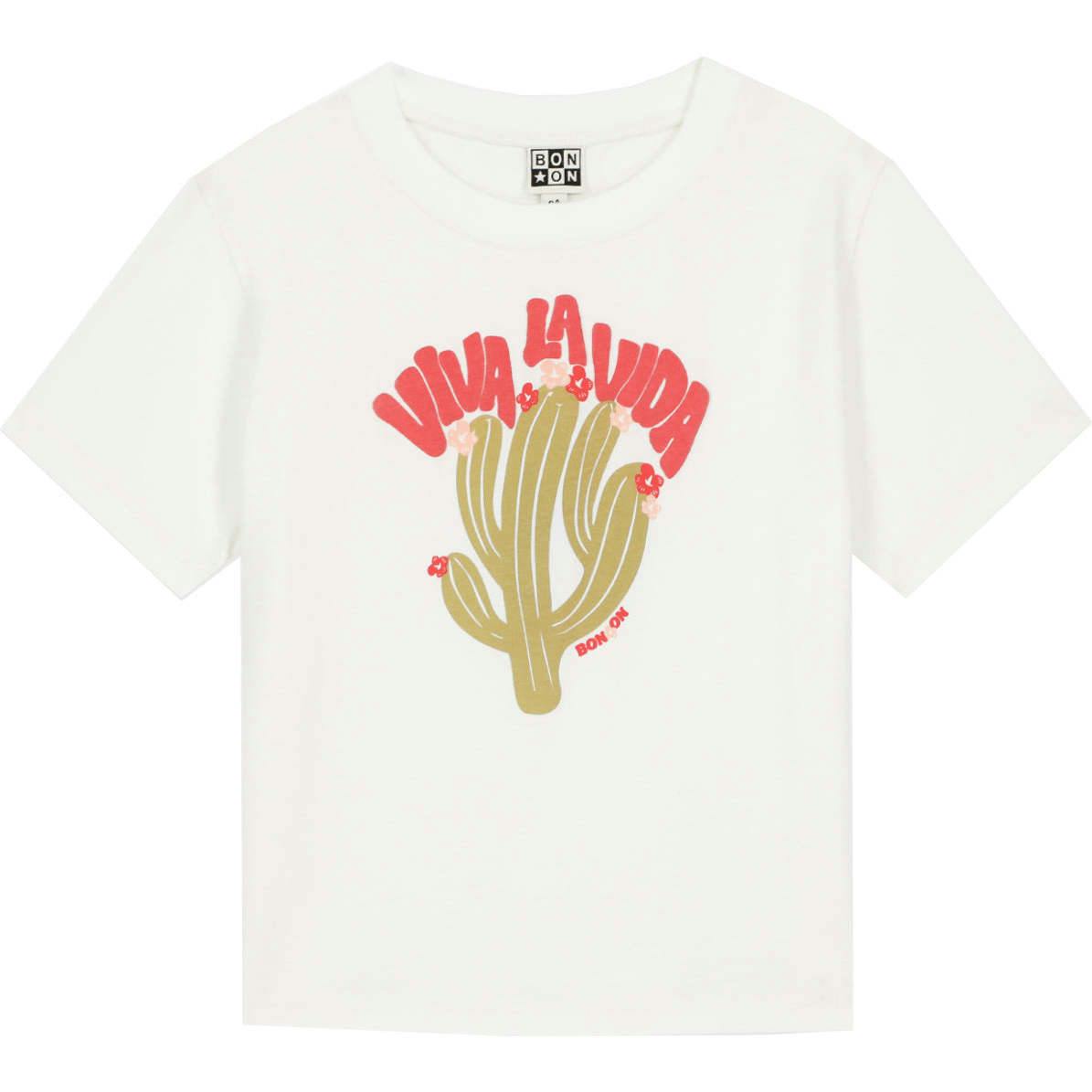 BONTON Tubo Viva T-Shirt - Ecru Bonton