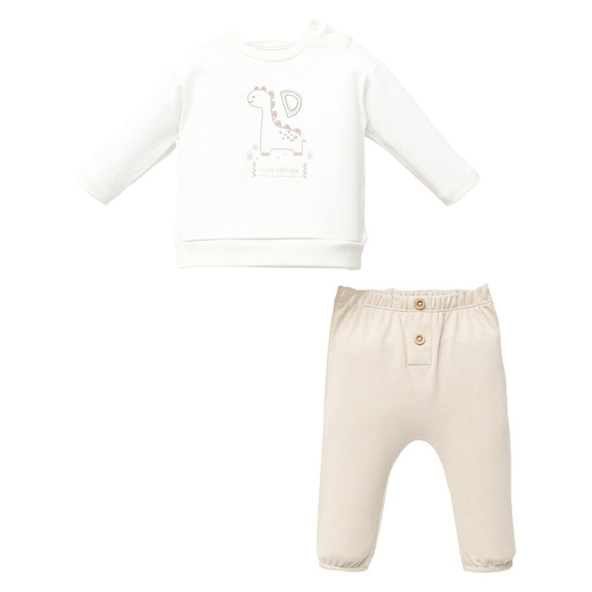 White Dinosaur Graphic Outfit