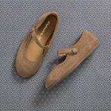 Suede Mary Jane | Beige